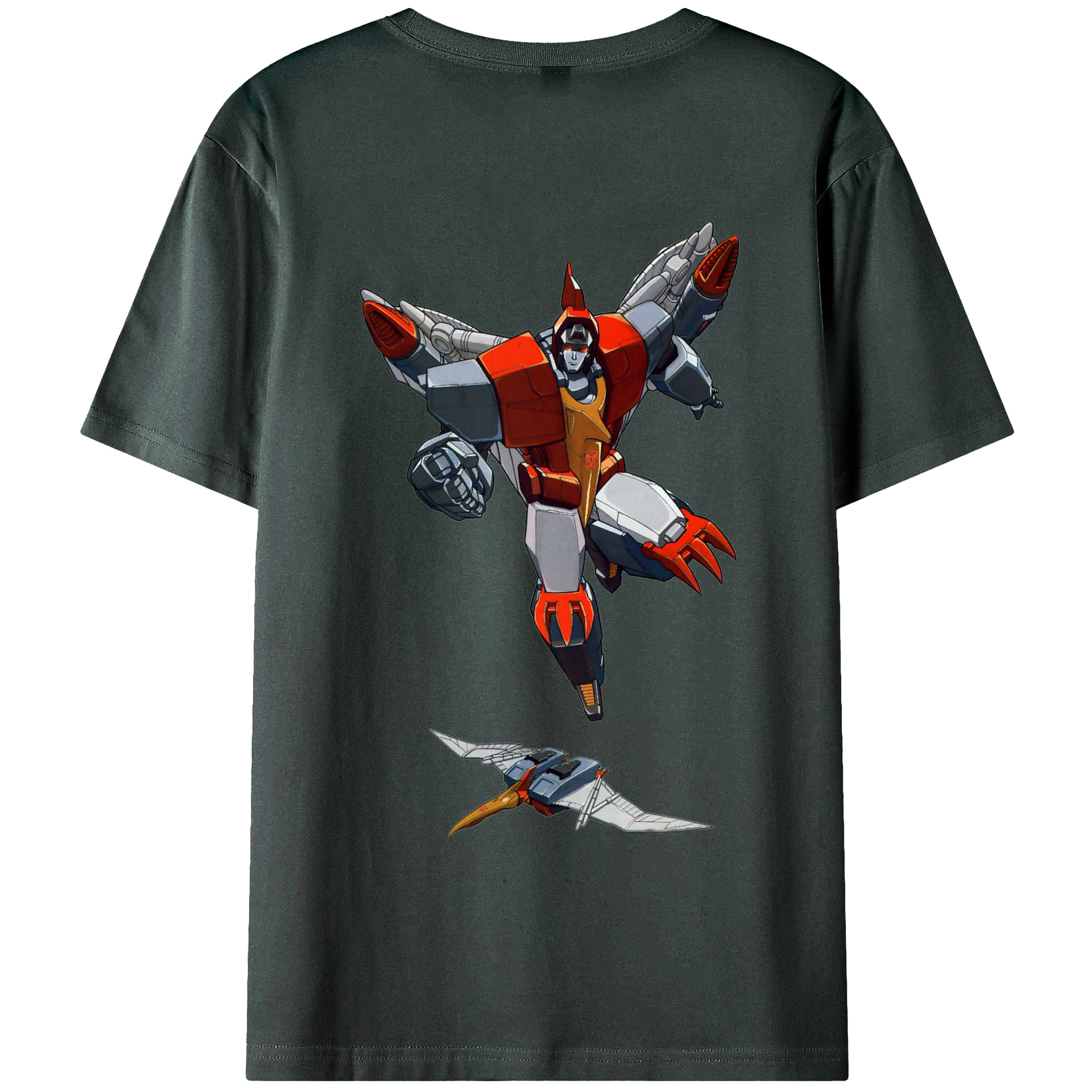 （画像用）  綿100％ メンズ半袖Tシャツ（バックプリント） 通気性